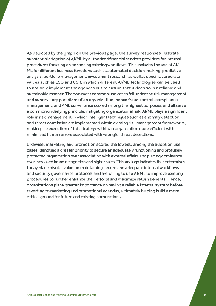 GFIN：2024年人工智能与机器学习在金融服务领域的应用调查报告（英文版）_第9页
