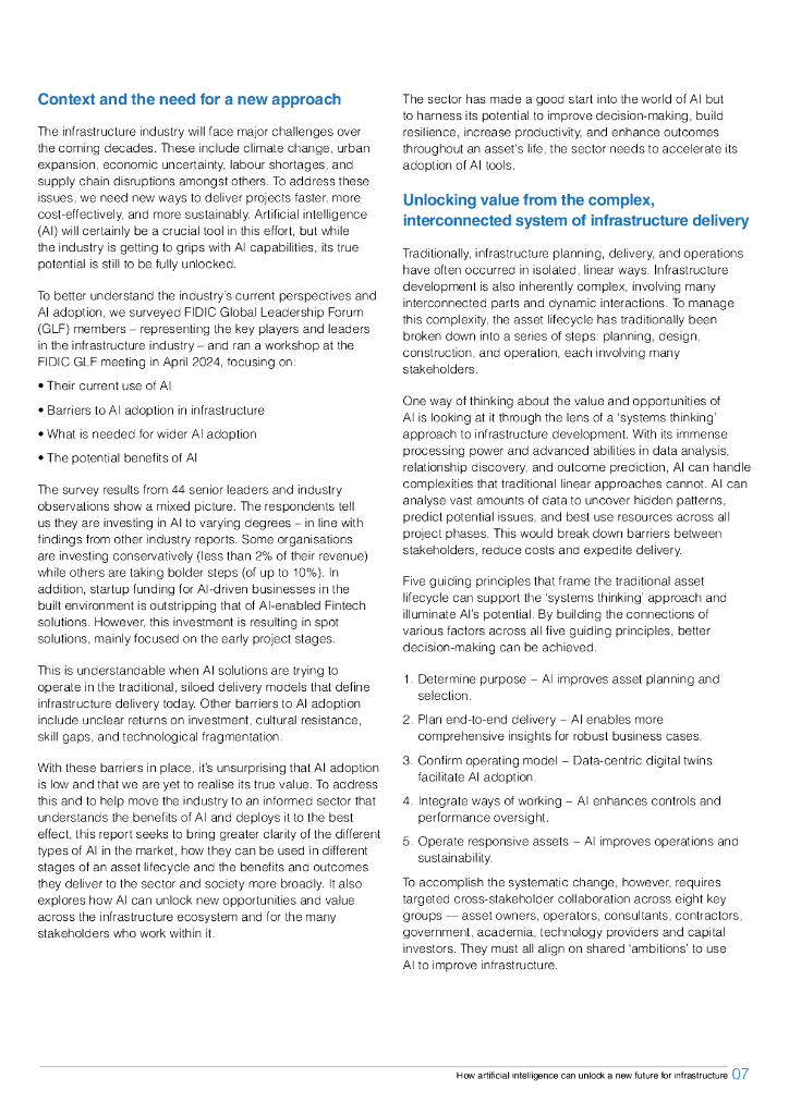 FIDIC&安永：2024年人工智能解锁基础设施新未来研究报告（英文版）_第7页