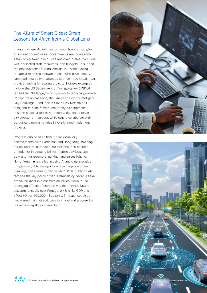 思科&卡内基梅隆大学：2024年人工智能对非洲城市发展的影响报告：智慧城市愿景（英文版）_第6页