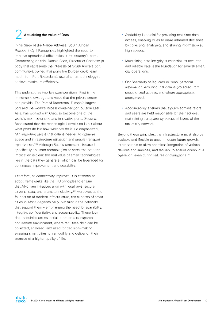 思科&卡内基梅隆大学：2024年人工智能对非洲城市发展的影响报告：智慧城市愿景（英文版）_第10页