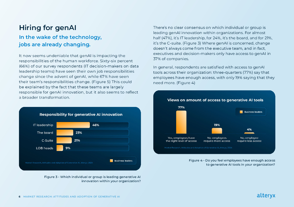 Alteryx：2024年生成式人工智能认知及使用调研报告（英文版）_第6页