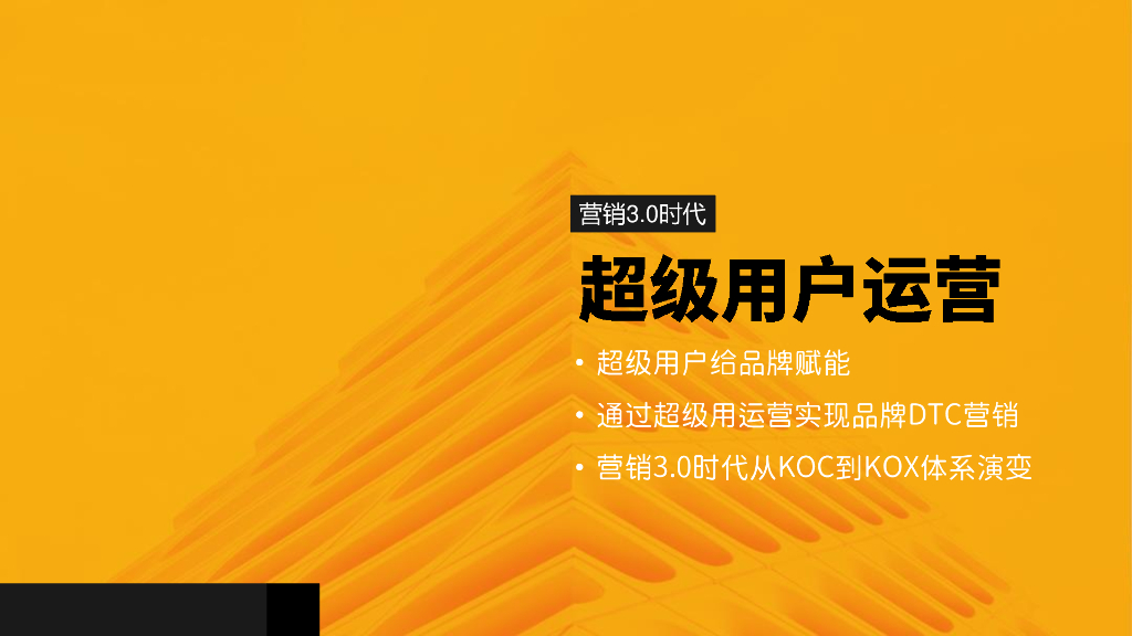 营销3.0时代：超级用户运营-从KOC到KOX