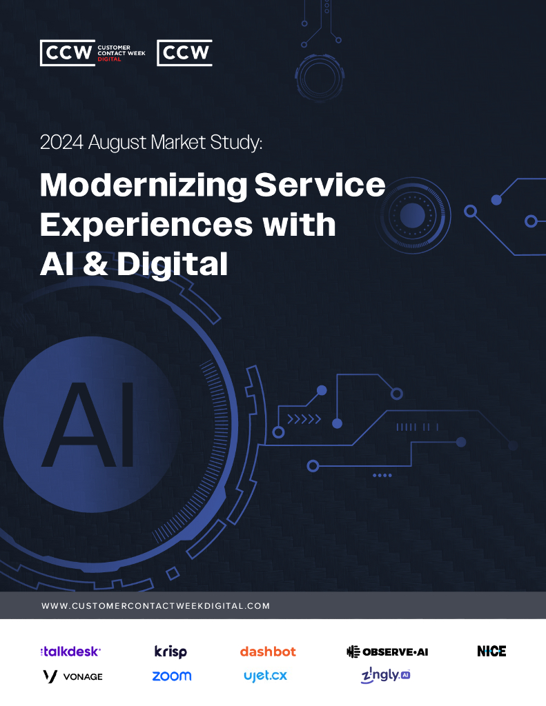 CCW Digital：2024年通过AI和数字化实现服务体验现代化：市场研究报告（英文版）