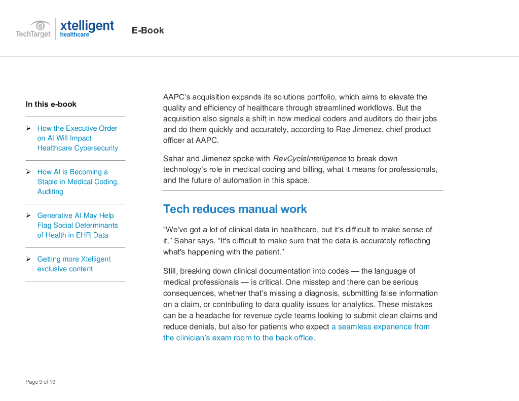 TechTarget：2024年人工智能（AI）对医疗保健行业的影响研究报告（英文版）_第10页