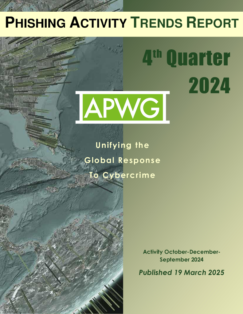 APWG：2024年第四季度网络钓鱼活动趋势报告（英文版）