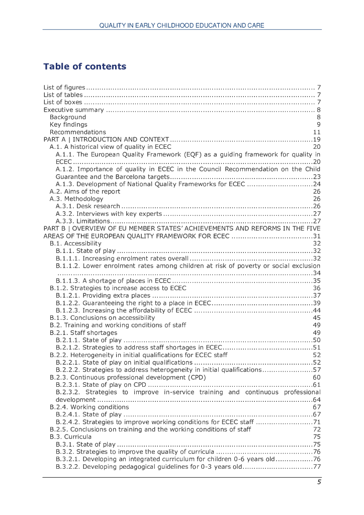NESET：2024年早期儿童教育和保育（ECEC）的质量：基于欧洲质量框架的欧盟成员国现状报告（英文版）_第5页