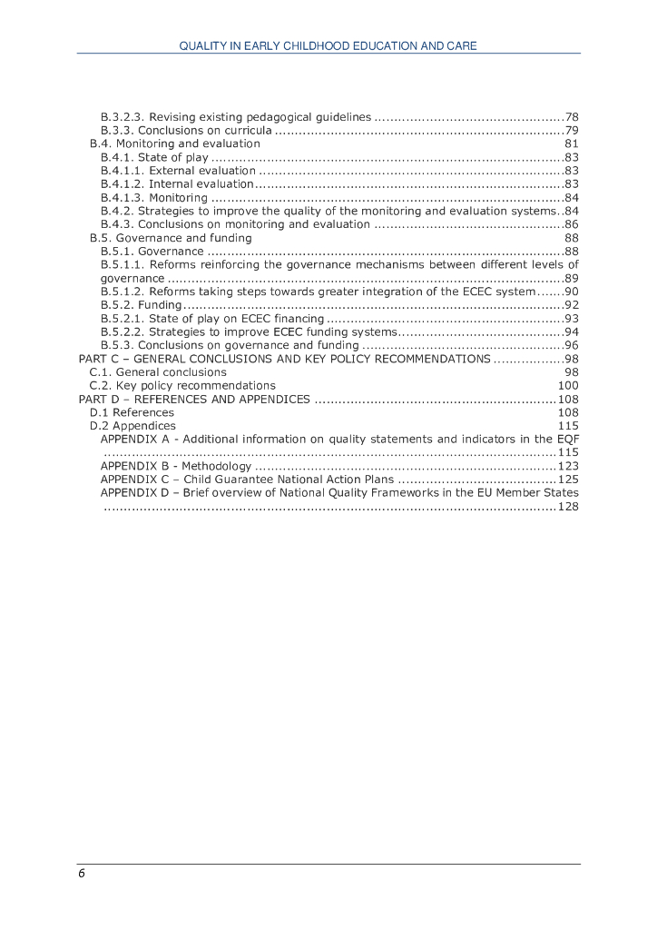 NESET：2024年早期儿童教育和保育（ECEC）的质量：基于欧洲质量框架的欧盟成员国现状报告（英文版）_第6页