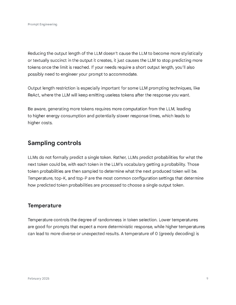 Google：2025年人工智能提示工程报告（英文版）_第9页