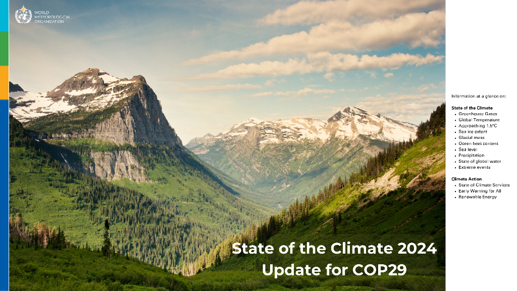 世界气象组织：2024年气候状况COP29更新报告（英文版）