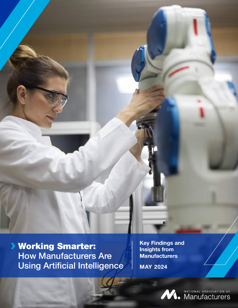 Manufacturers：2024年智能制造：美国制造业人工智能应用研究报告（英文版）