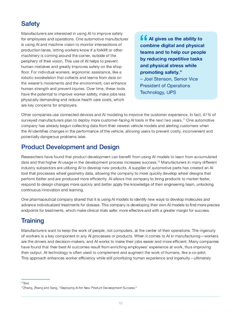 Manufacturers：2024年智能制造：美国制造业人工智能应用研究报告（英文版）_第10页