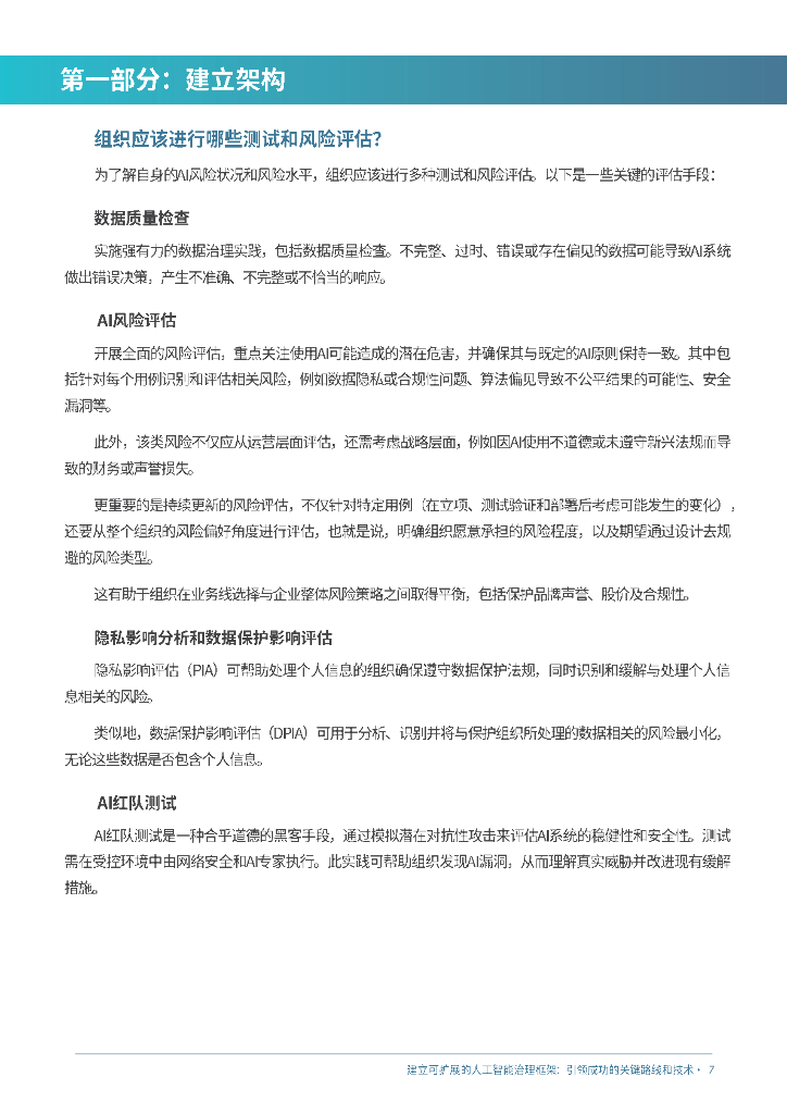 甫瀚：2025年建立可扩展的人工智能治理框架：引领成功的关键路线和技术白皮书_第7页