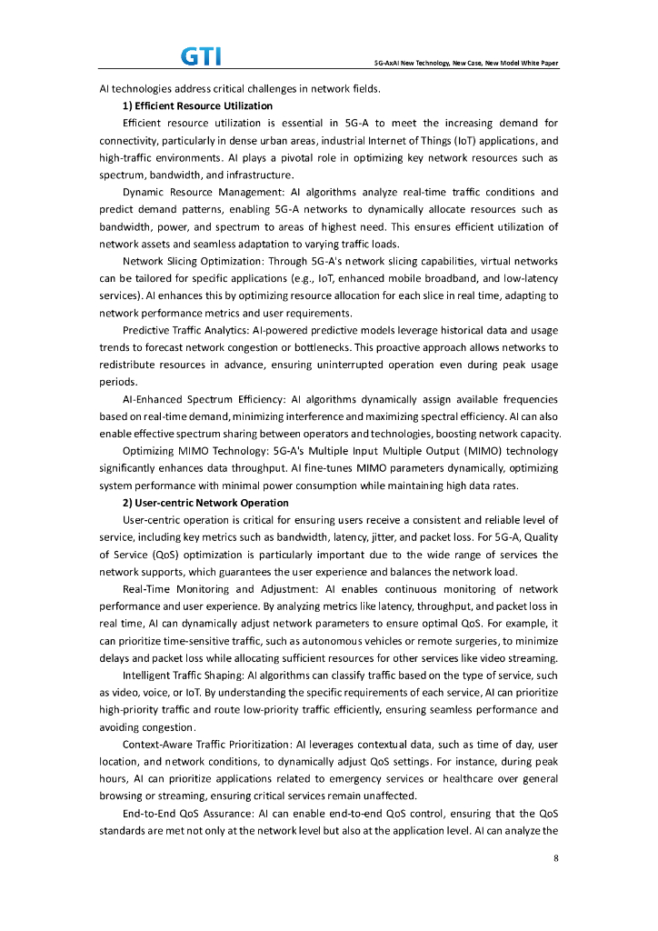GTI：2025年5G-AxAI新技术，新案例，新模型白皮书（英文版）_第8页