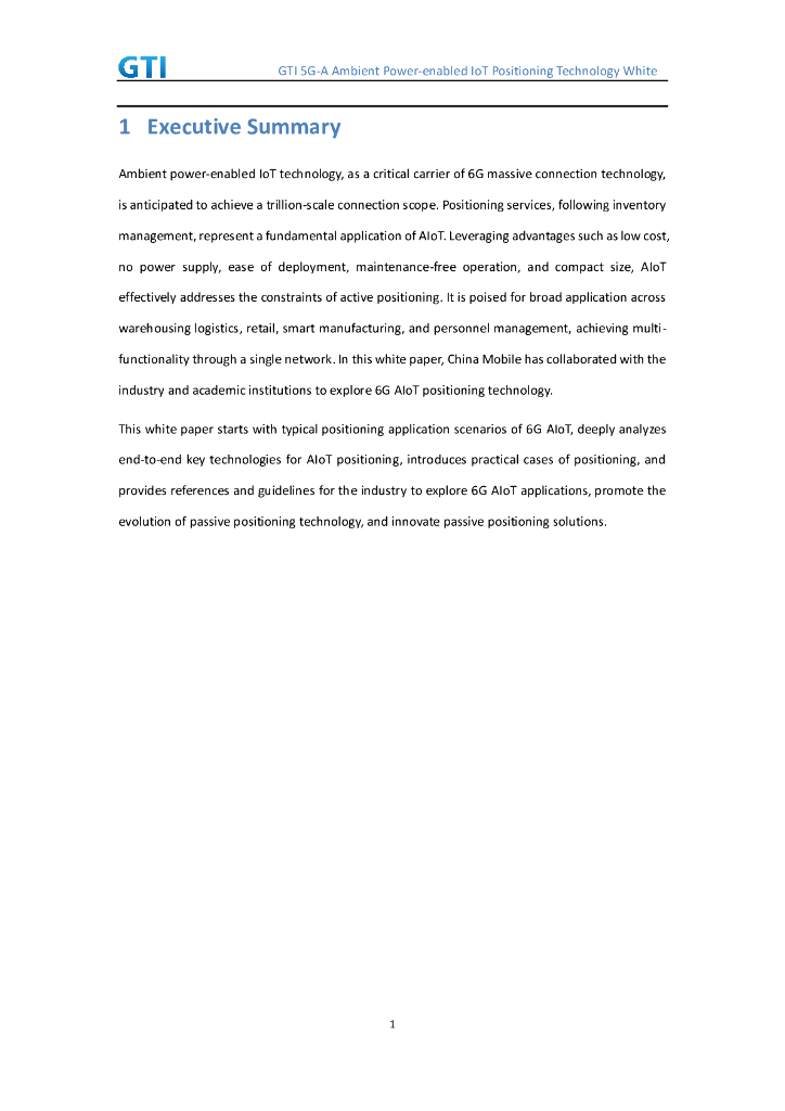 GTI：2024年5G-A环境感知物联网定位技术白皮书（英文版）_第7页