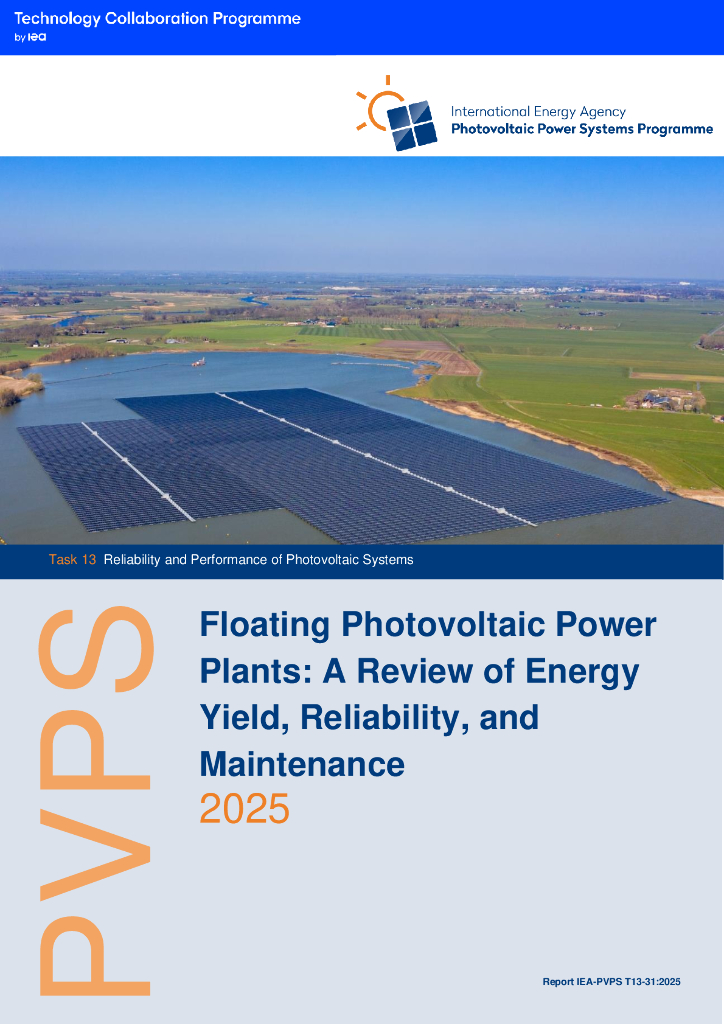 IEA PVPS：2025年漂浮式光伏电站：发电量、可靠性与维护综述报告（英文版）