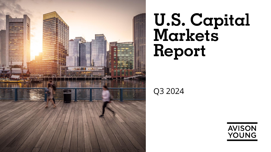 Avison Young：2024年第三季度美国资本市场概览报告（英文版）