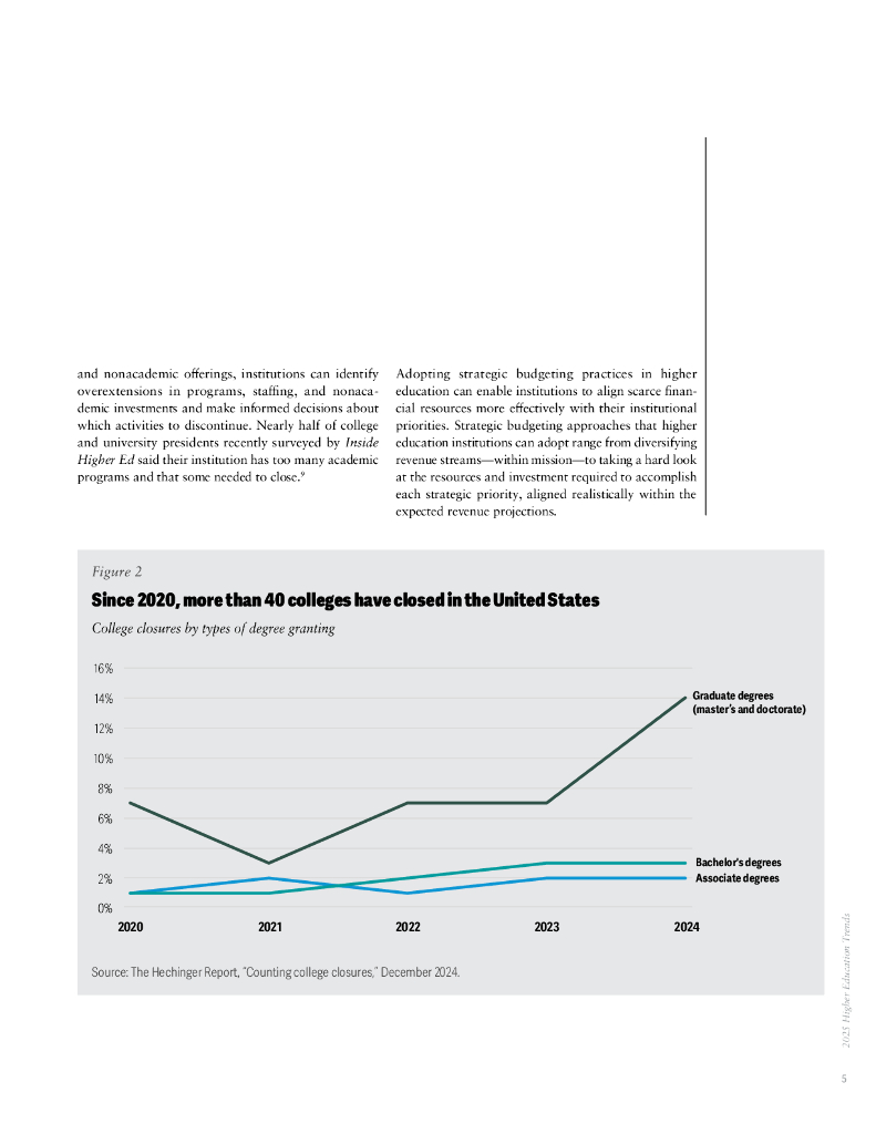 德勤：2025年美国高等教育趋势、挑战及机遇研究报告（英文版）_第7页