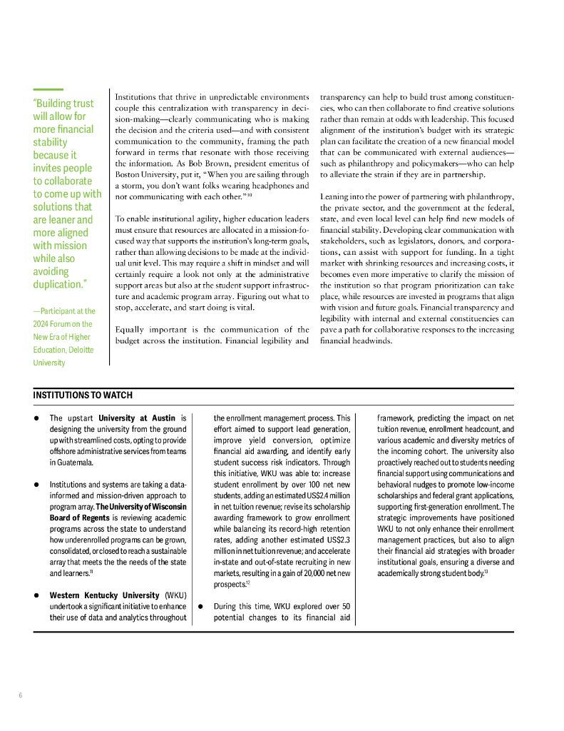 德勤：2025年美国高等教育趋势、挑战及机遇研究报告（英文版）_第8页