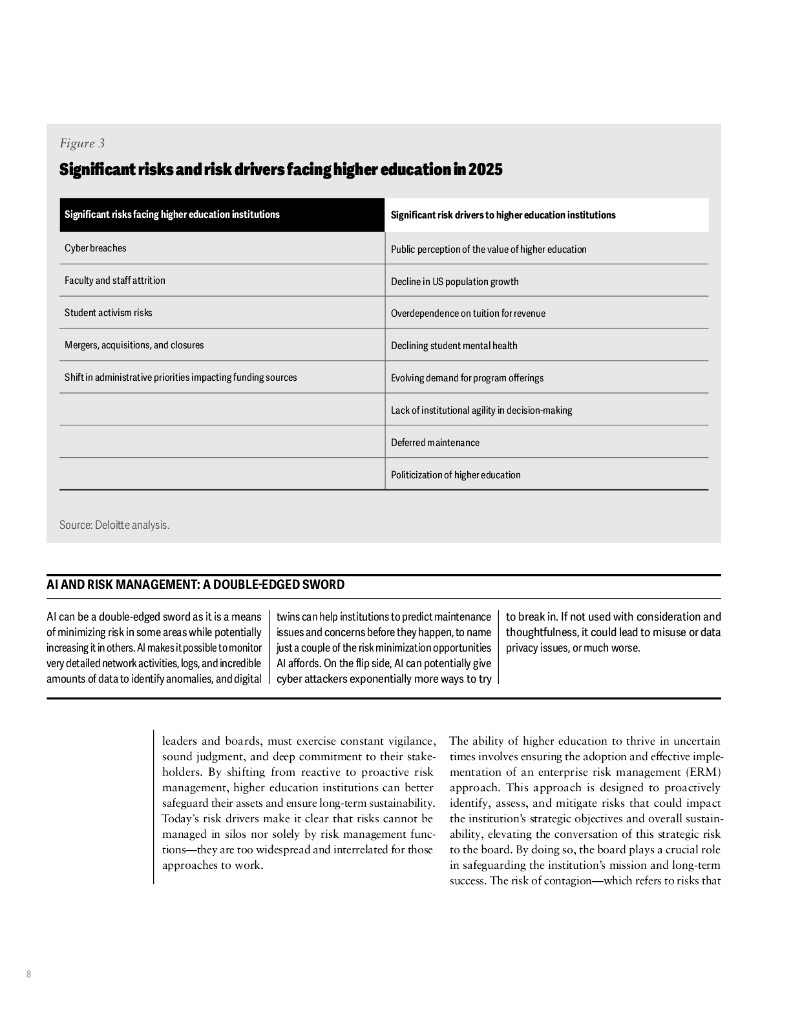 德勤：2025年美国高等教育趋势、挑战及机遇研究报告（英文版）_第10页