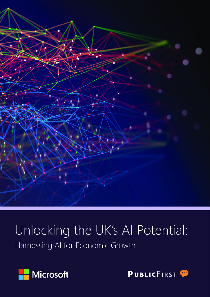 微软&PublicFirst：2024年解锁英国的AI潜力研究报告（英文版）