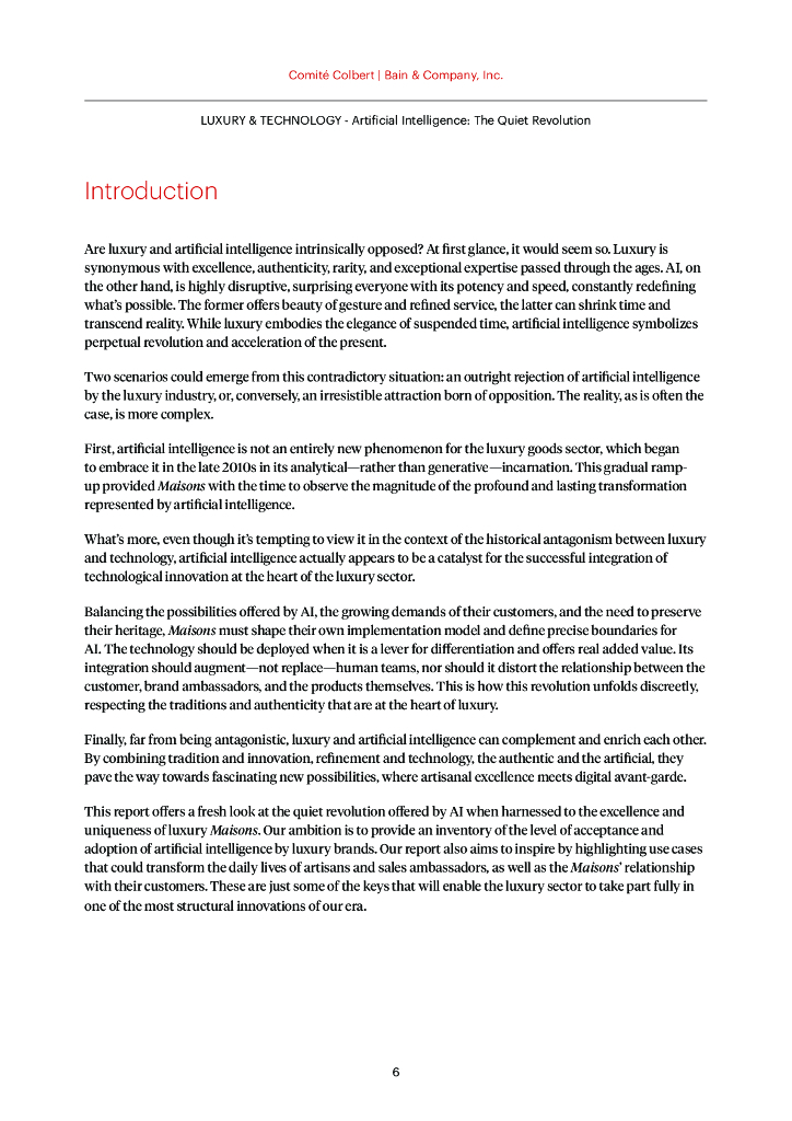 贝恩：2024年奢侈品与科技：人工智能的静默革命研究报告（英文版）_第6页