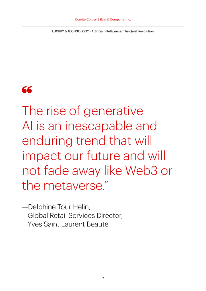 贝恩：2024年奢侈品与科技：人工智能的静默革命研究报告（英文版）_第7页