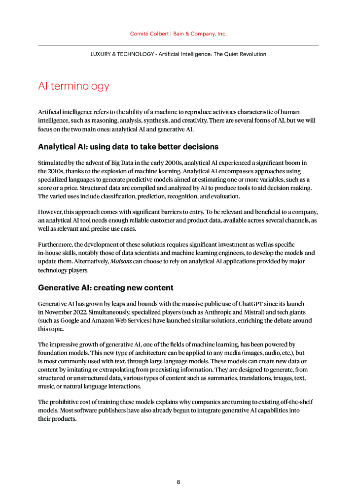 贝恩：2024年奢侈品与科技：人工智能的静默革命研究报告（英文版）_第8页