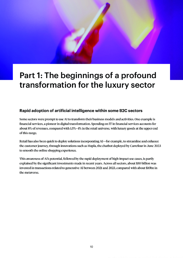 贝恩：2024年奢侈品与科技：人工智能的静默革命研究报告（英文版）_第10页