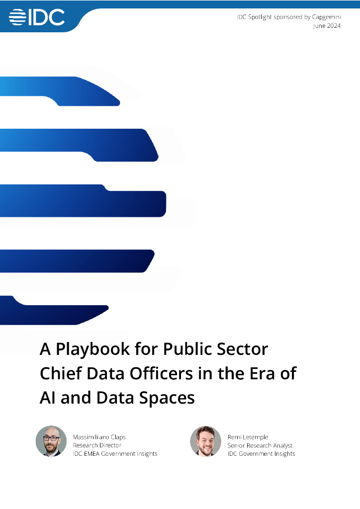 IDC：2024年人工智能和数据空间时代的公共部门首席数据官（CDO）手册（英文版）