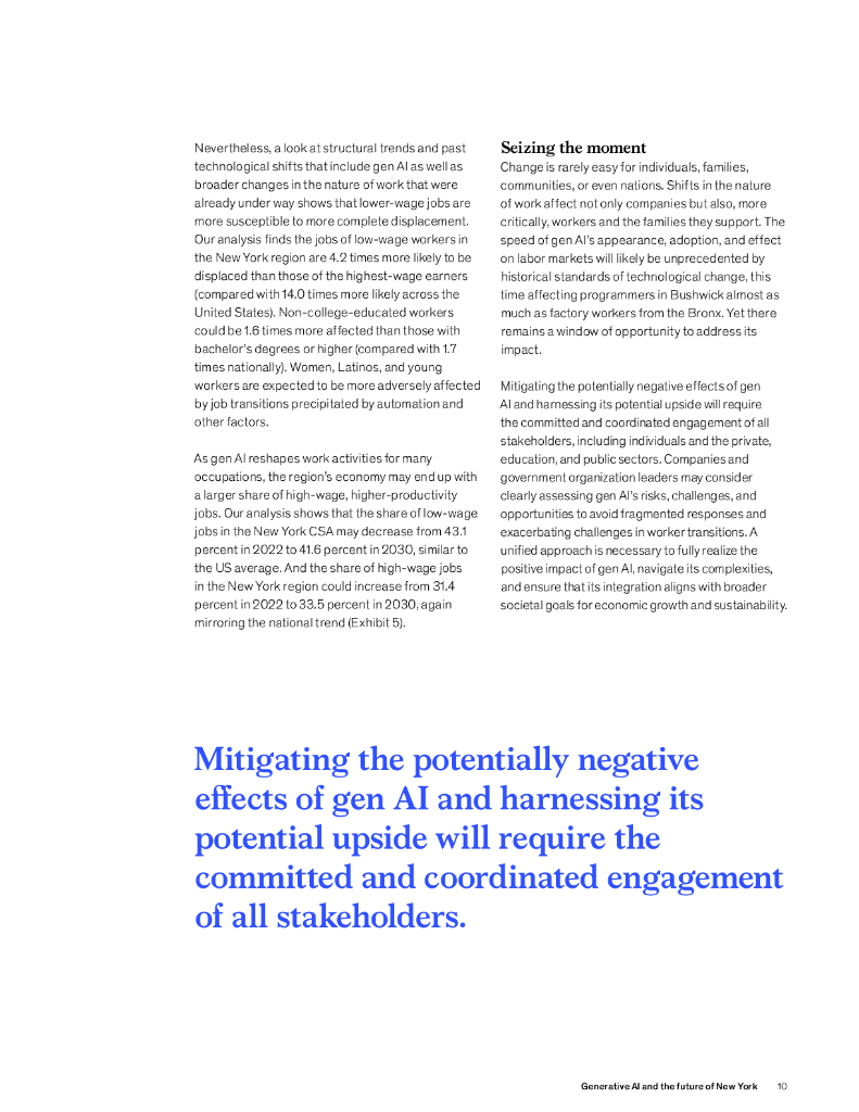 麦肯锡：2024年生成式人工智能与纽约的未来报告（英文版）_第10页