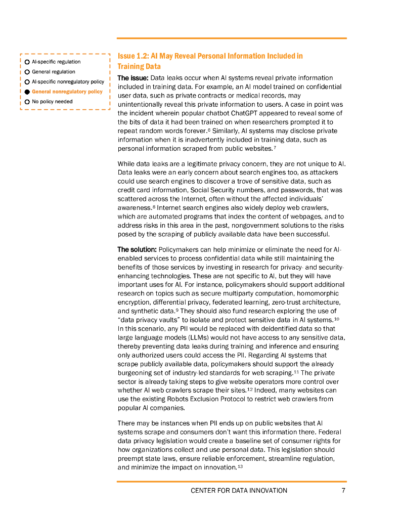 美国数据创新中心CDI：2024年选择正确的人工智能监管政策解决方案研究报告（英文版）_第7页