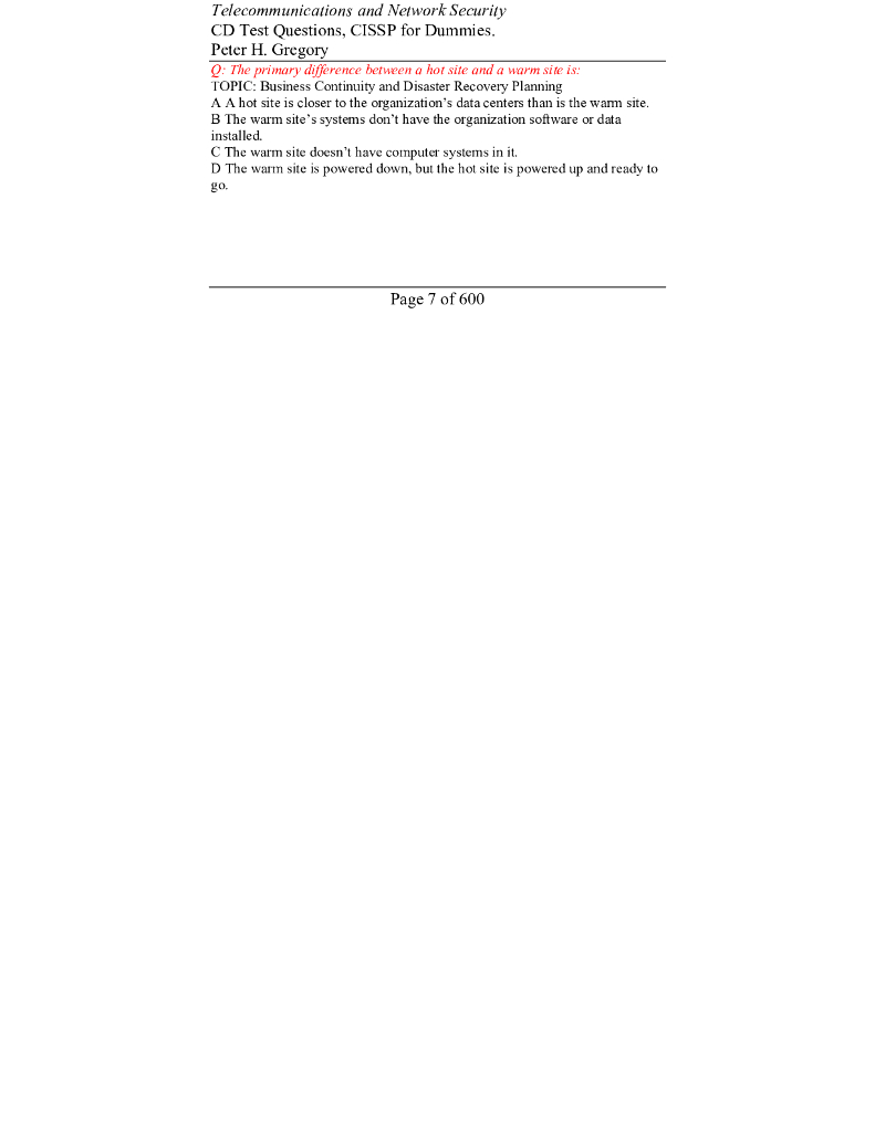 CISSP 300道测试题&答案_第7页