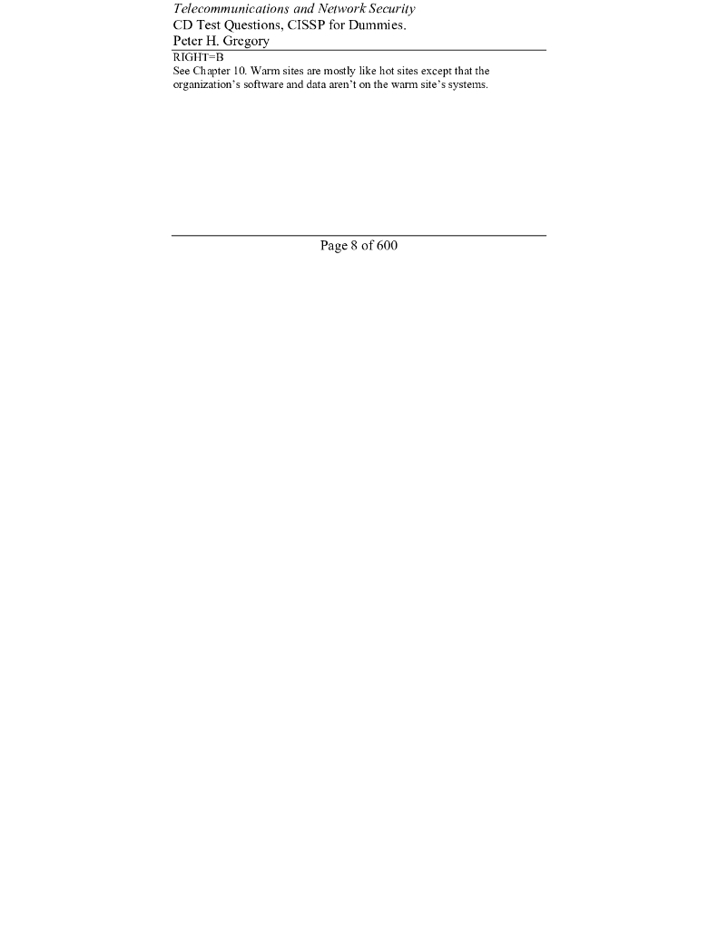 CISSP 300道测试题&答案_第8页