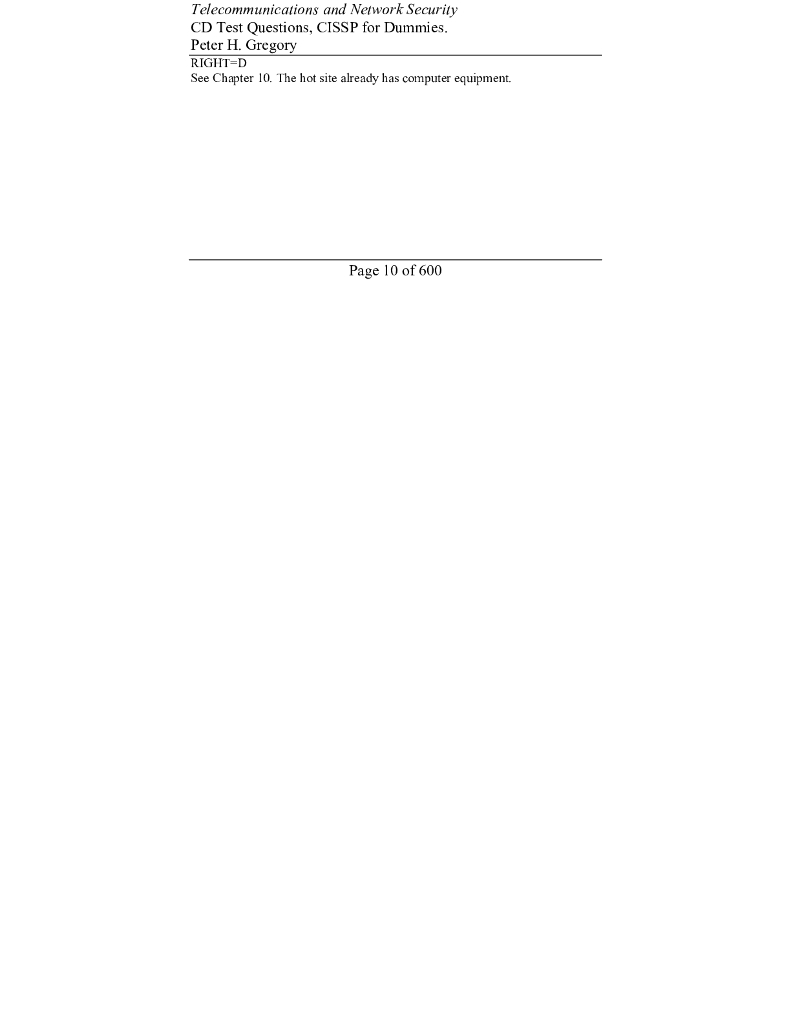 CISSP 300道测试题&答案_第10页