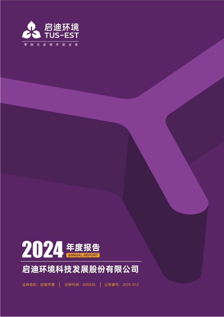 000826-启迪环境：2024年年度报告