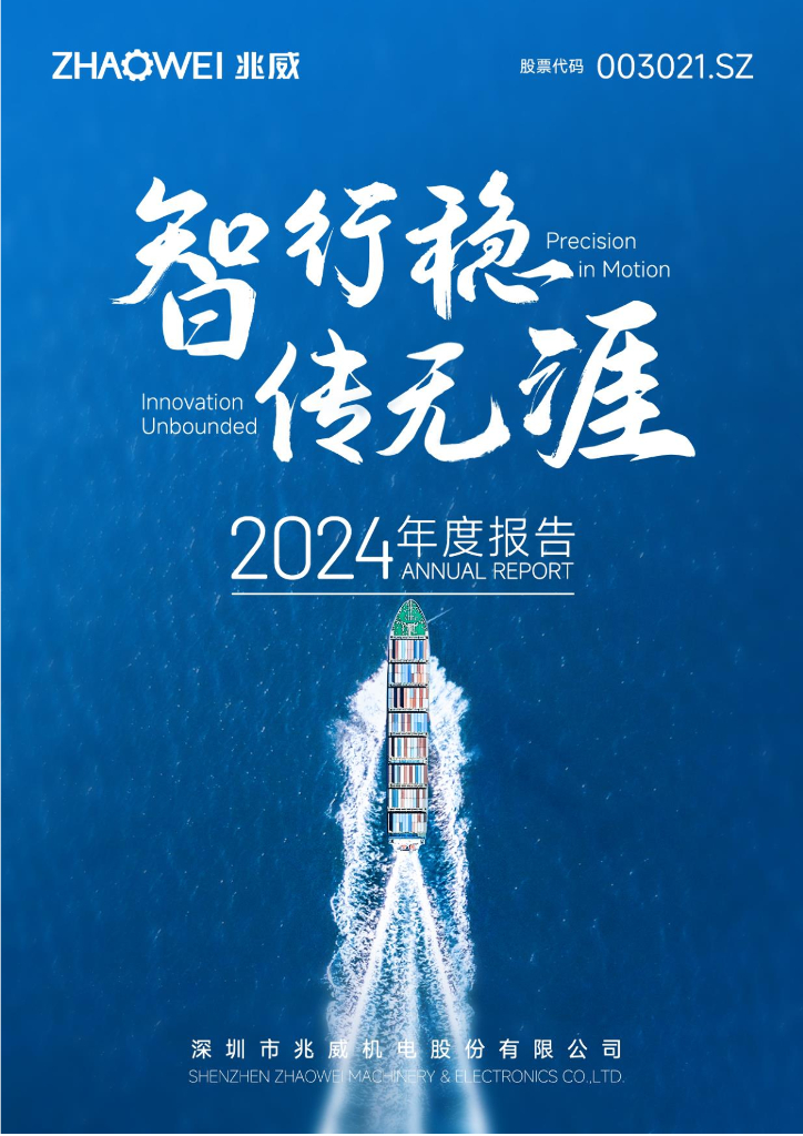 003021-兆威机电：2024年年度报告