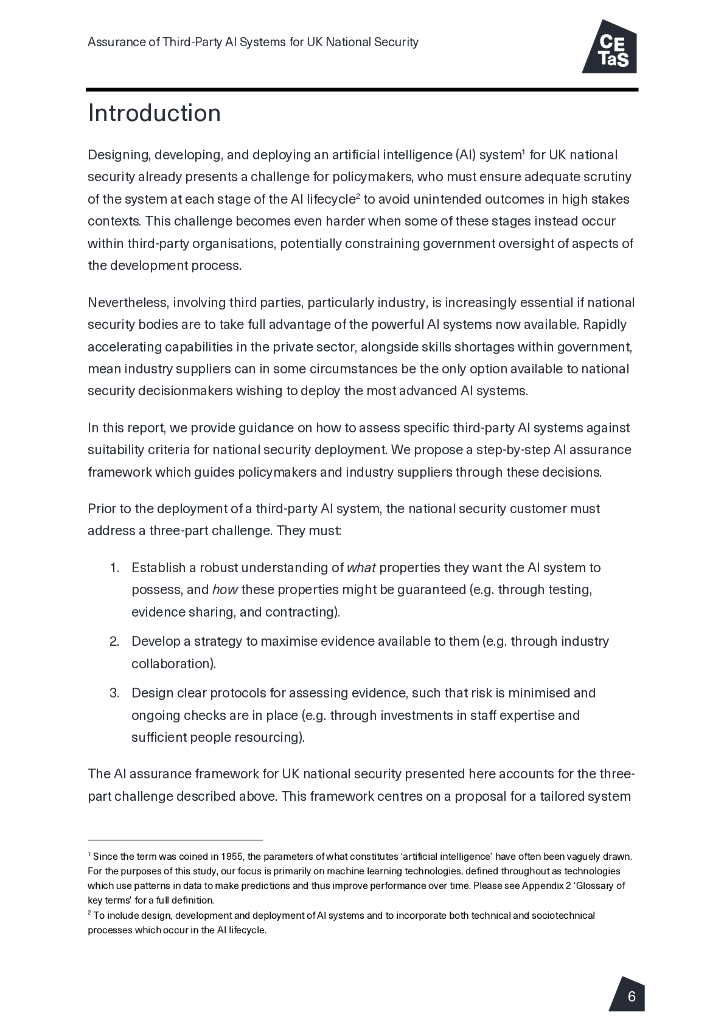 CETaS：2024年第三方人工智能系统对英国国家安全的保障研究报告（英文版）_第7页