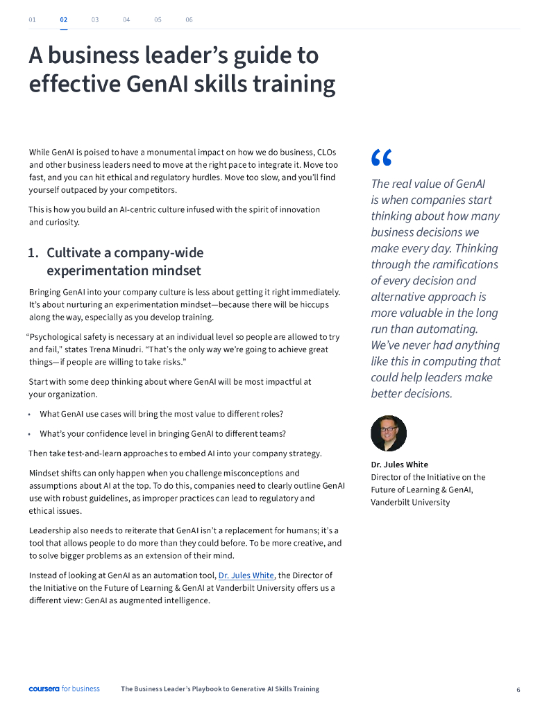 Coursera：2024年解锁生产力: 商业领袖的生成式人工智能技能培训手册（英文版）_第6页