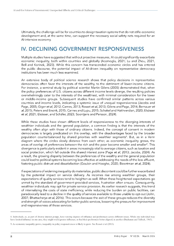 新南方政策中心：2024年人工智能与政府的未来报告-难以预知的影响与主要挑战（英文版）_第8页