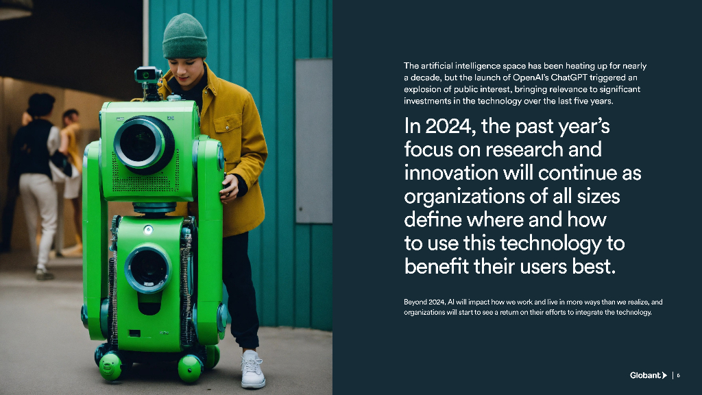 Globant：2024年科技趋势报告-人工智能、量子技术、机器人等将如何塑造未来一年（英文版）_第6页