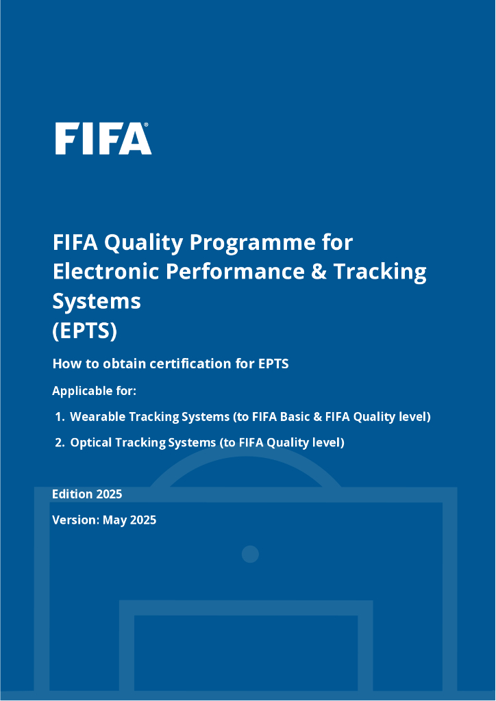 国际足联（FIFA）：2025年国际足联电子表现与跟踪系统质量计划报告（英文版）海报