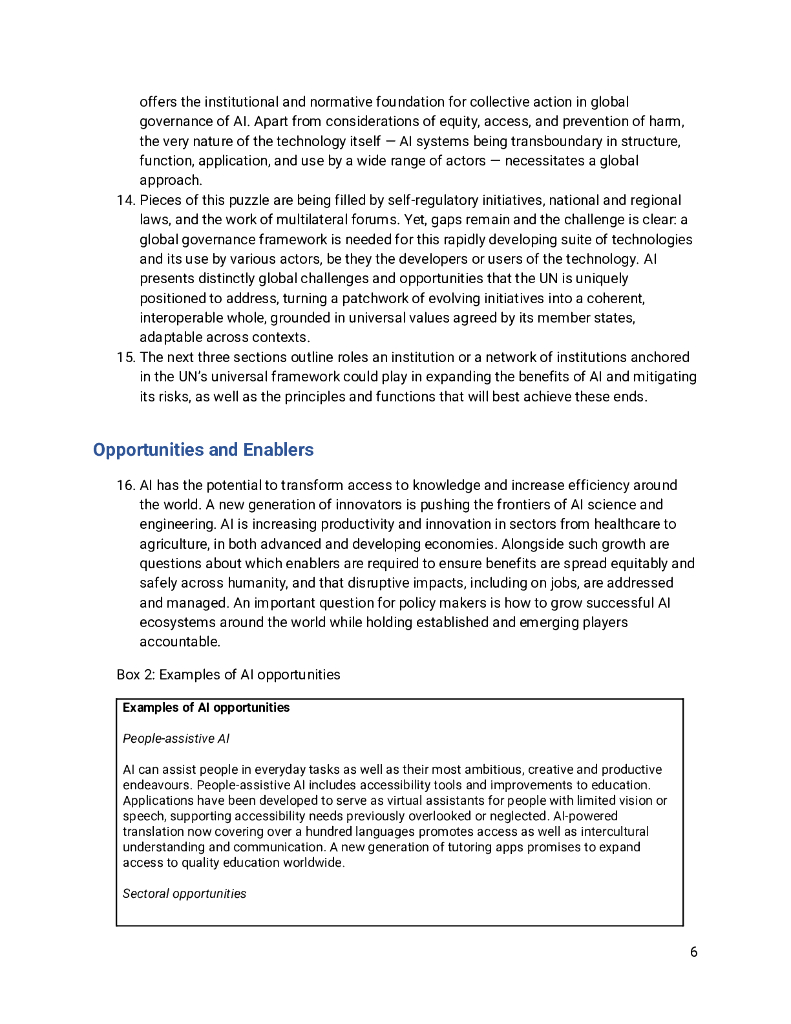 联合国人工智能咨询机构：2023年以人为本的人工智能治理研究报告（英文版）_第6页