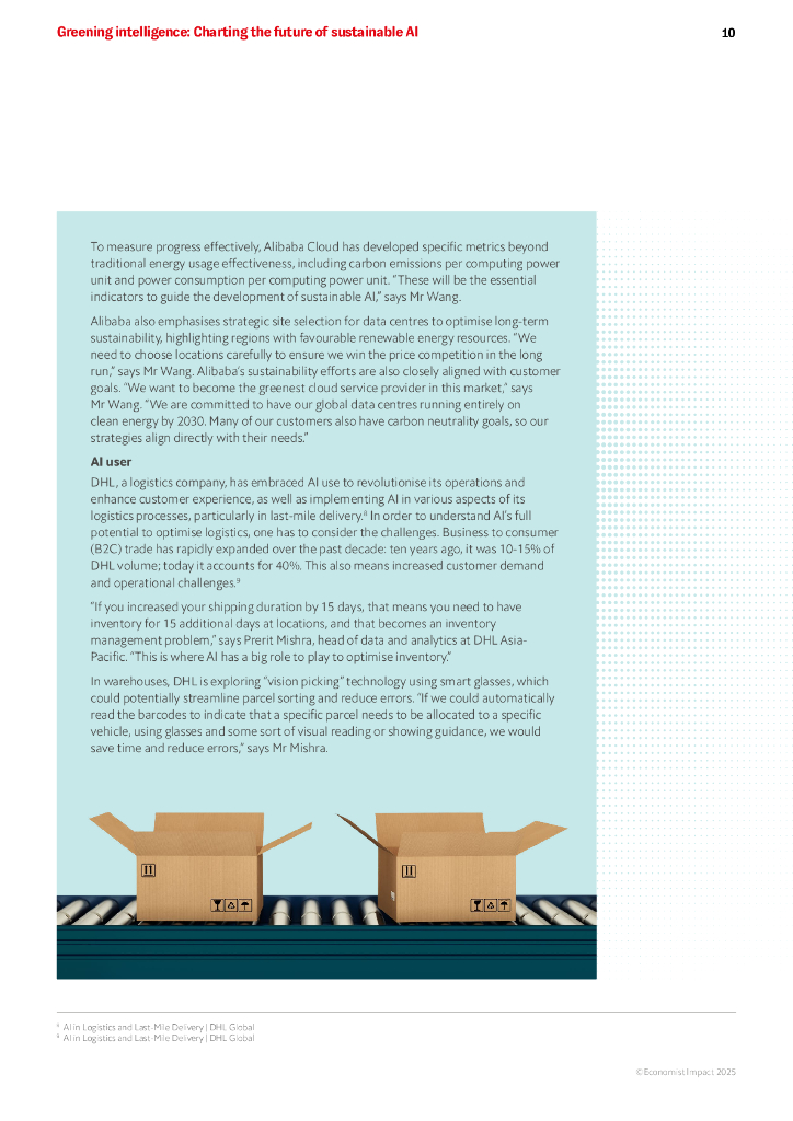 经济学人智库：2025年绿色智能：绘制可持续人工智能的未来研究报告（英文版）_第10页