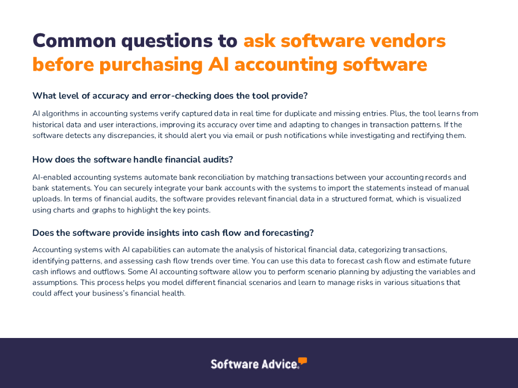 Software Advice：2024年TOP 6人工智能会计软件分析报告（英文版）_第7页