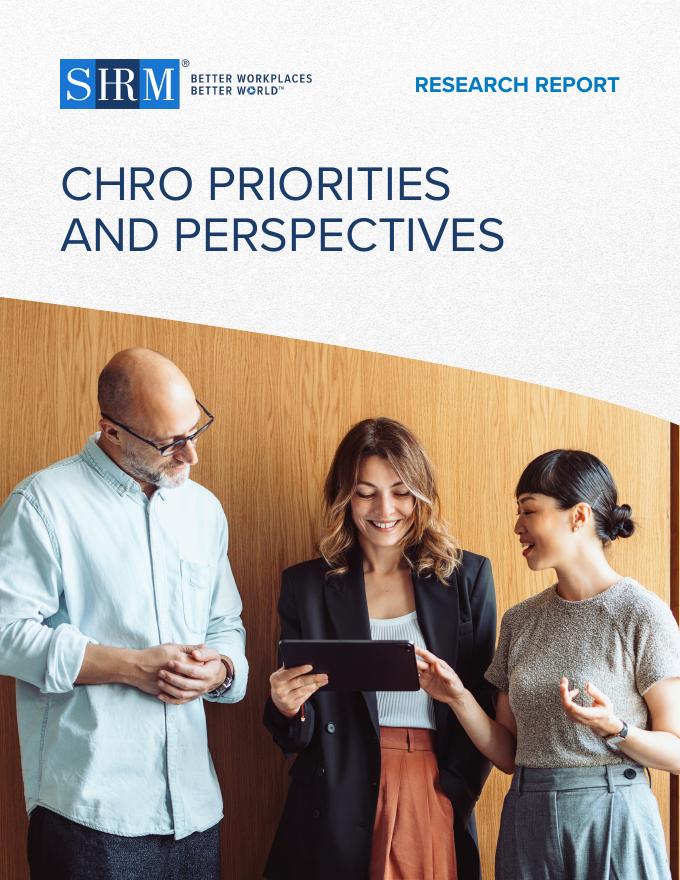 SHRM：2025年首席人力资源官（CHRO）战略重点挑战及未来职场愿景报告（英文版）海报
