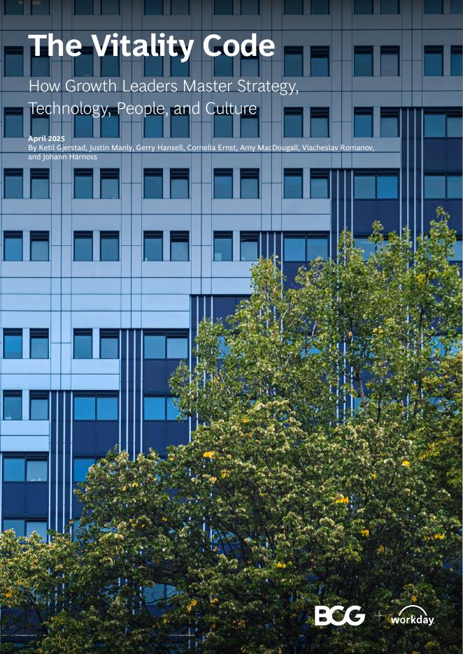 BCG波士顿咨询：2025年活力密码：增长领先企业战略、技术、人才与文化协同发展研究报告（英文版）海报