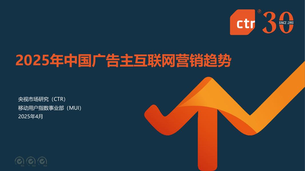 CTR洞察：2025年中国广告主互联网营销趋势报告海报