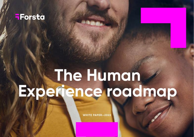 Forsta：2022年人类体验路线图（英文版）