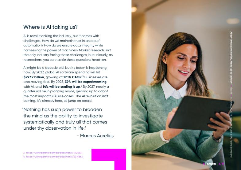 Forsta：2025年适应以繁荣：创新、人工智能和洞察速度报告（英文版）_第6页