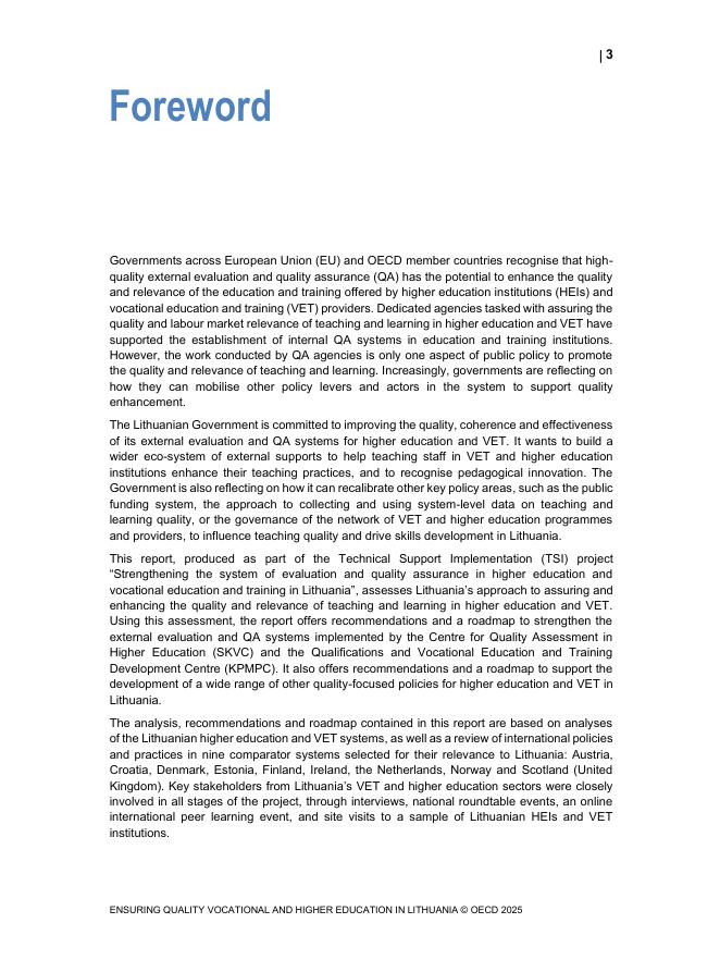 OECD经合组织：2025年保障立陶宛职业教育与高等教育质量报告（英文版）_第5页